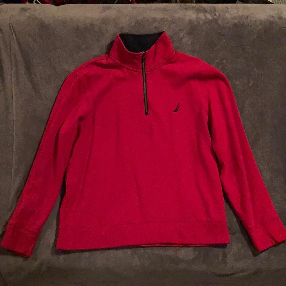Nautica Mens Quarter-Zip Pullover